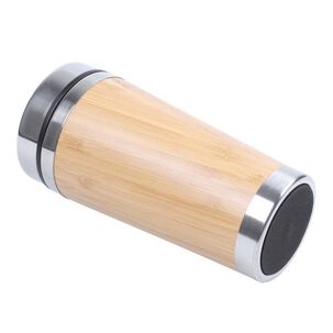 Mug Termo Bambú Acero Inoxidable 420 Ml