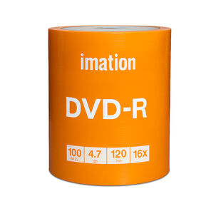 Dvd-r Grabable Imation 16x 4.7gb 100 Unidades