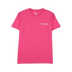 Polera Estampada Manga Corta Cuello Redondo Hombre Skuad