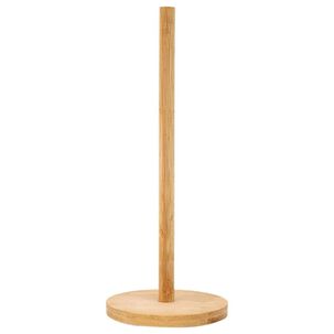 Porta Rollo De Cocina Madera Bamb&uacute; Soporte Toalla Nova 43x14cm