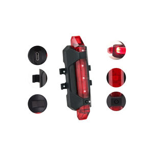Luz Led Para Bicicletas Seguridad Recargable 50 Lúmenes - Ps