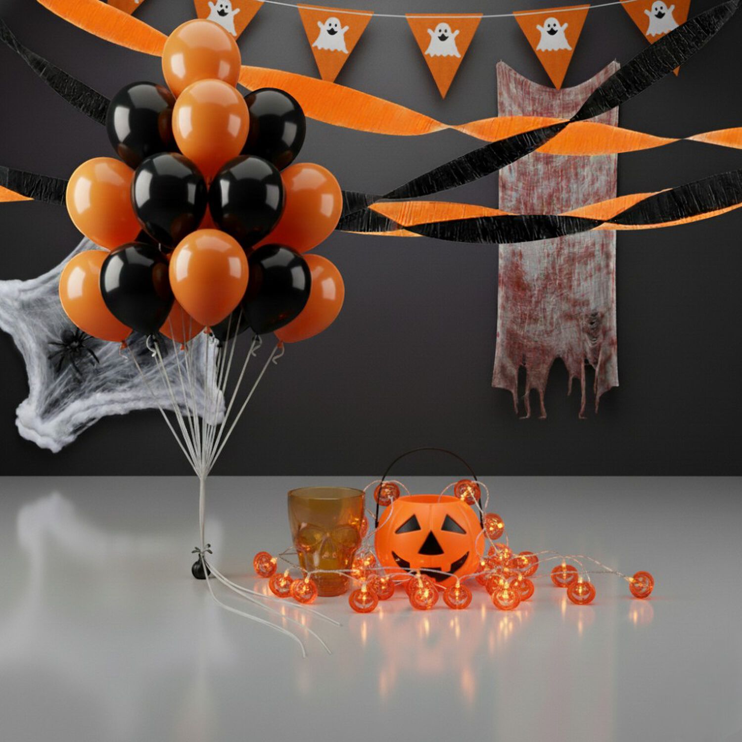 Set Decoraci&oacute;n Halloween Cotill&oacute;n image number 0.0