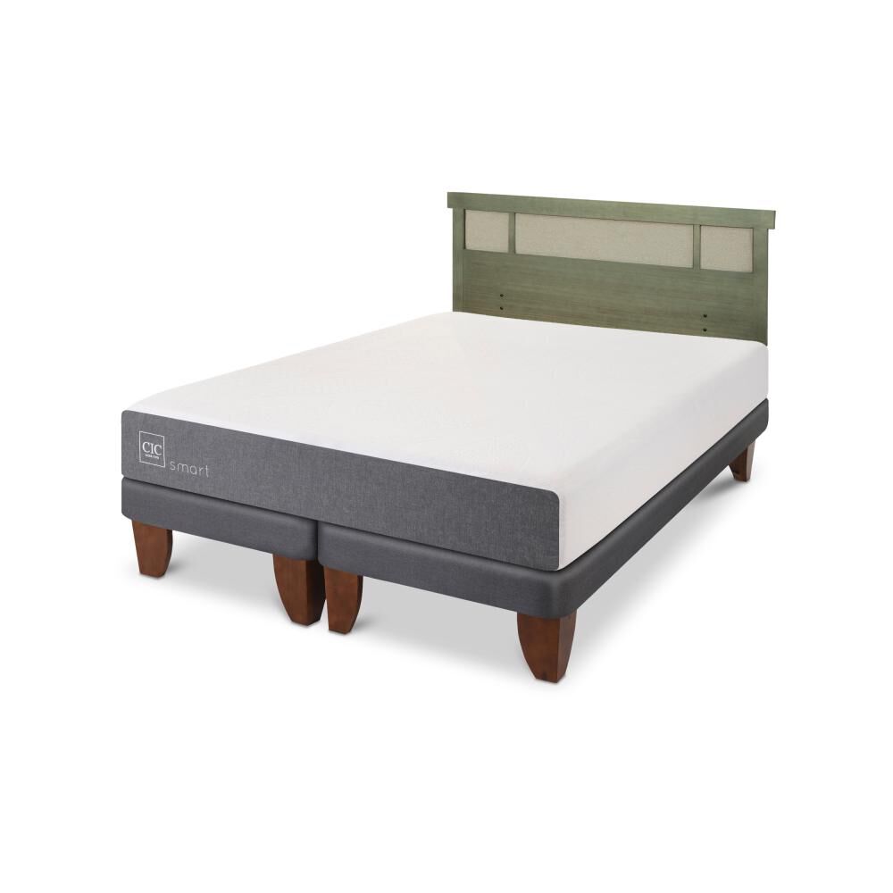 Cama Europea Cic Smart / King / Base Dividida + Respaldo image number 4.0