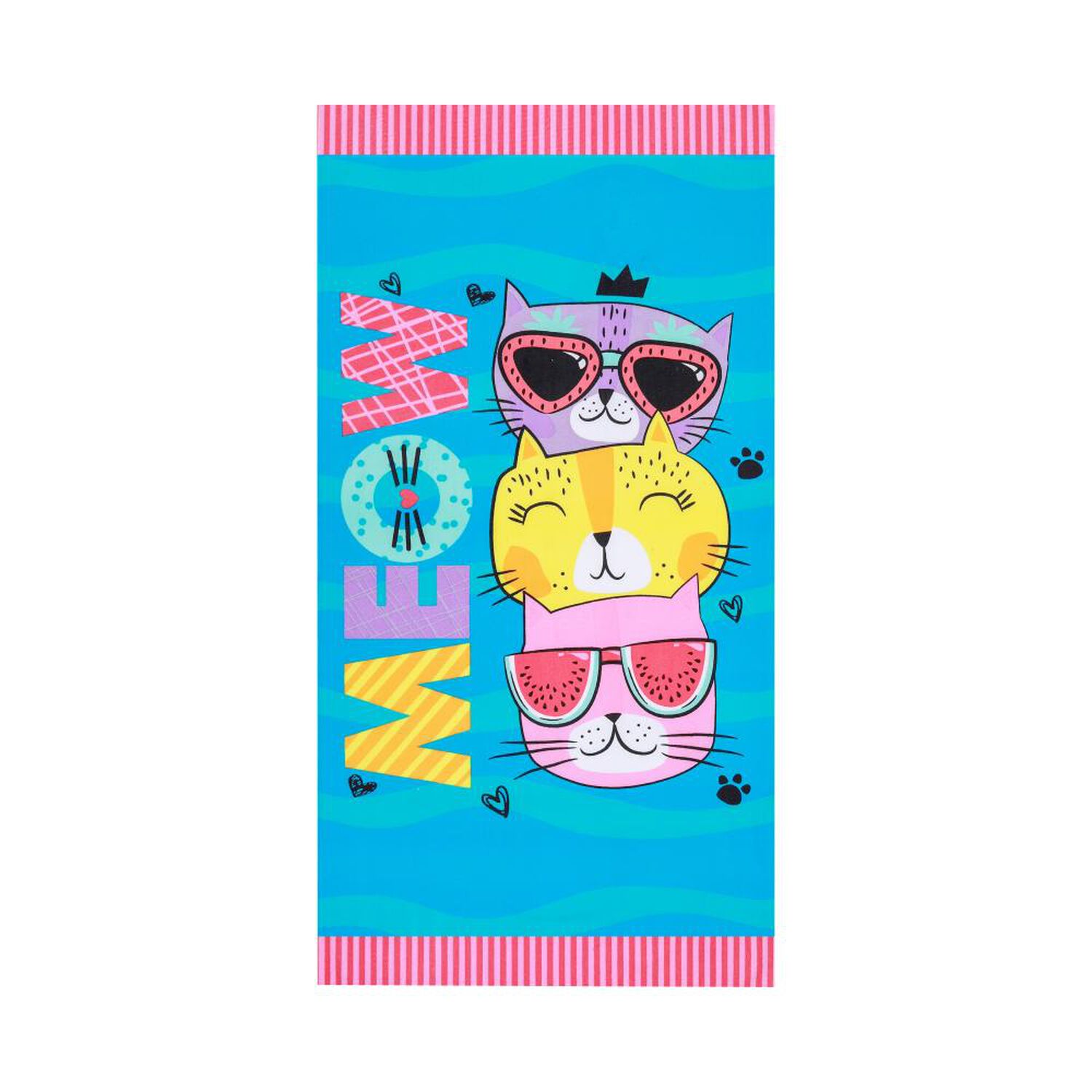 Toalla De Playa Casaideal Kitty / 75 X 150 Cm image number 0.0
