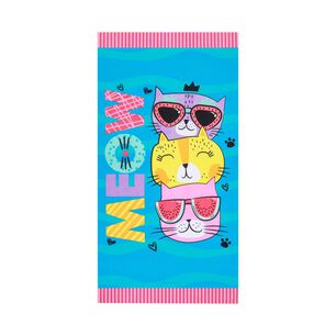 Toalla De Playa Casaideal Kitty / 75 X 150 Cm