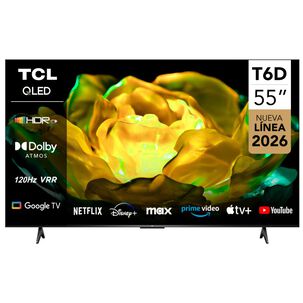 Led 55 " Tcl T6d / Qled 4k / Smart Tv
