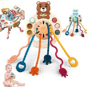 Juguete Sensorial Para Beb&eacute; 4 En 1 Multiuso Estimulaci&oacute;n Ufo