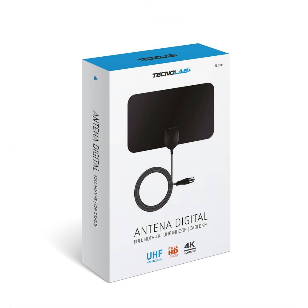 Antena De Tv Digital Ultra Hd 4k/ Fhd De Alta Ganancia Tl628 image number 2.0