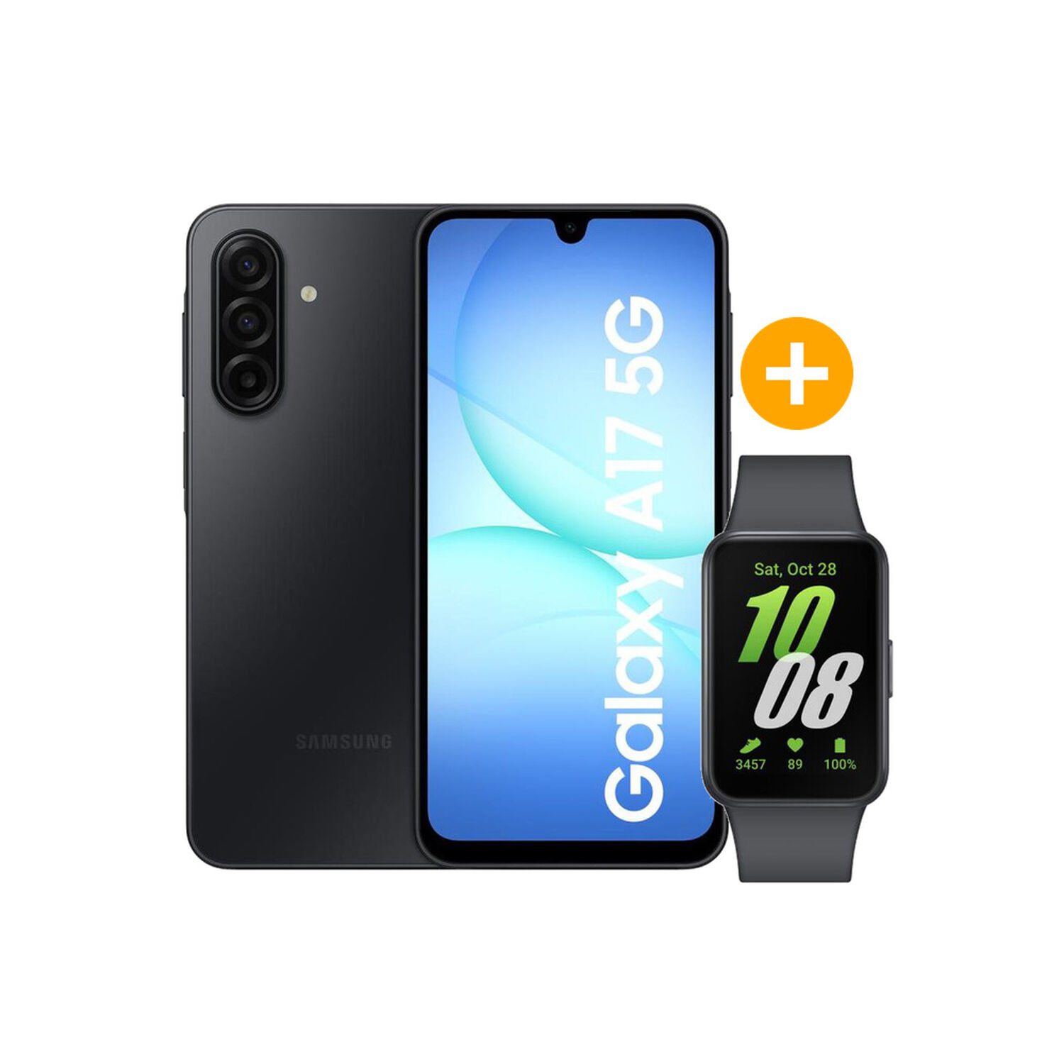 Samsung Galaxy A17 / 5G / 128 GB / Negro + Galaxy Fit3 image number 0.0