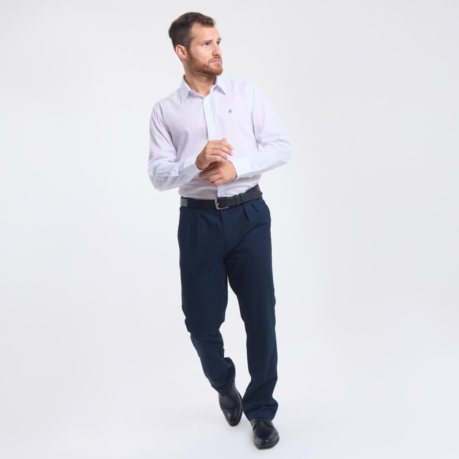 Camisa Estampada Regular Manga Larga Hombre Herald image number 1.0