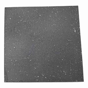 Piso Caucho Gimnasio Alto Trafico 100x100cmx20mm