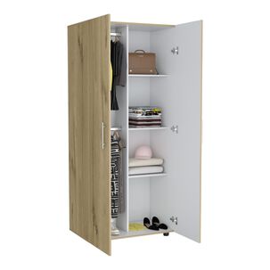 Closet 2 Puertas Fm-021c - Caf&eacute; Claro