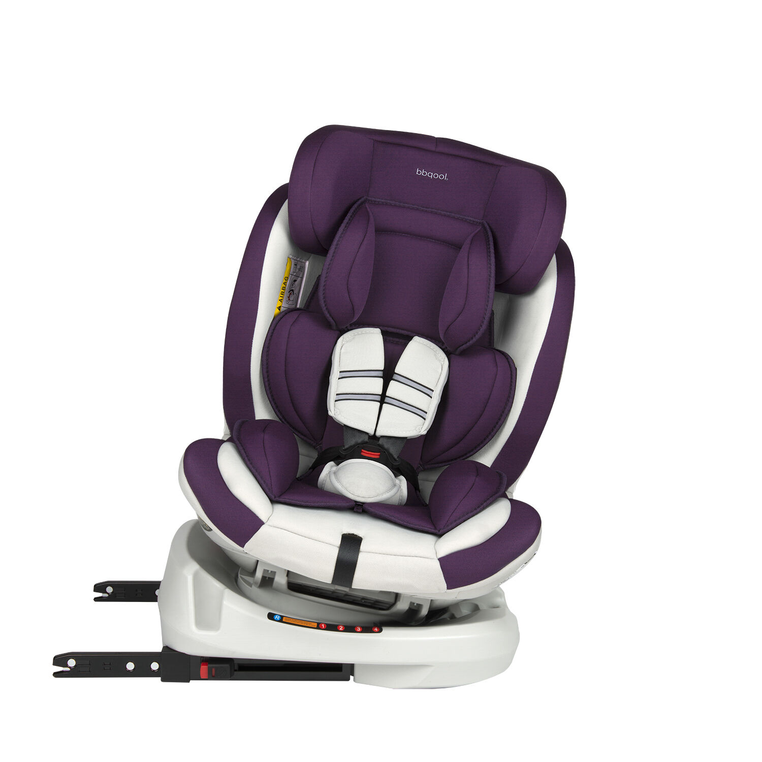 Silla De Auto Convertible Apolo Isofix 360&deg; P&uacute;rpura image number 4.0
