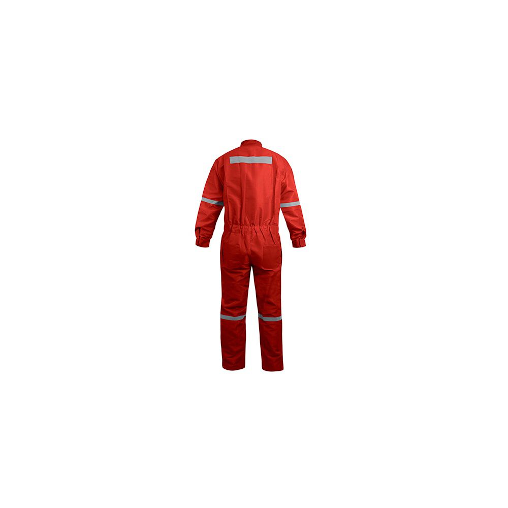 Overol Poplin C/cinta Rojo image number 3.0