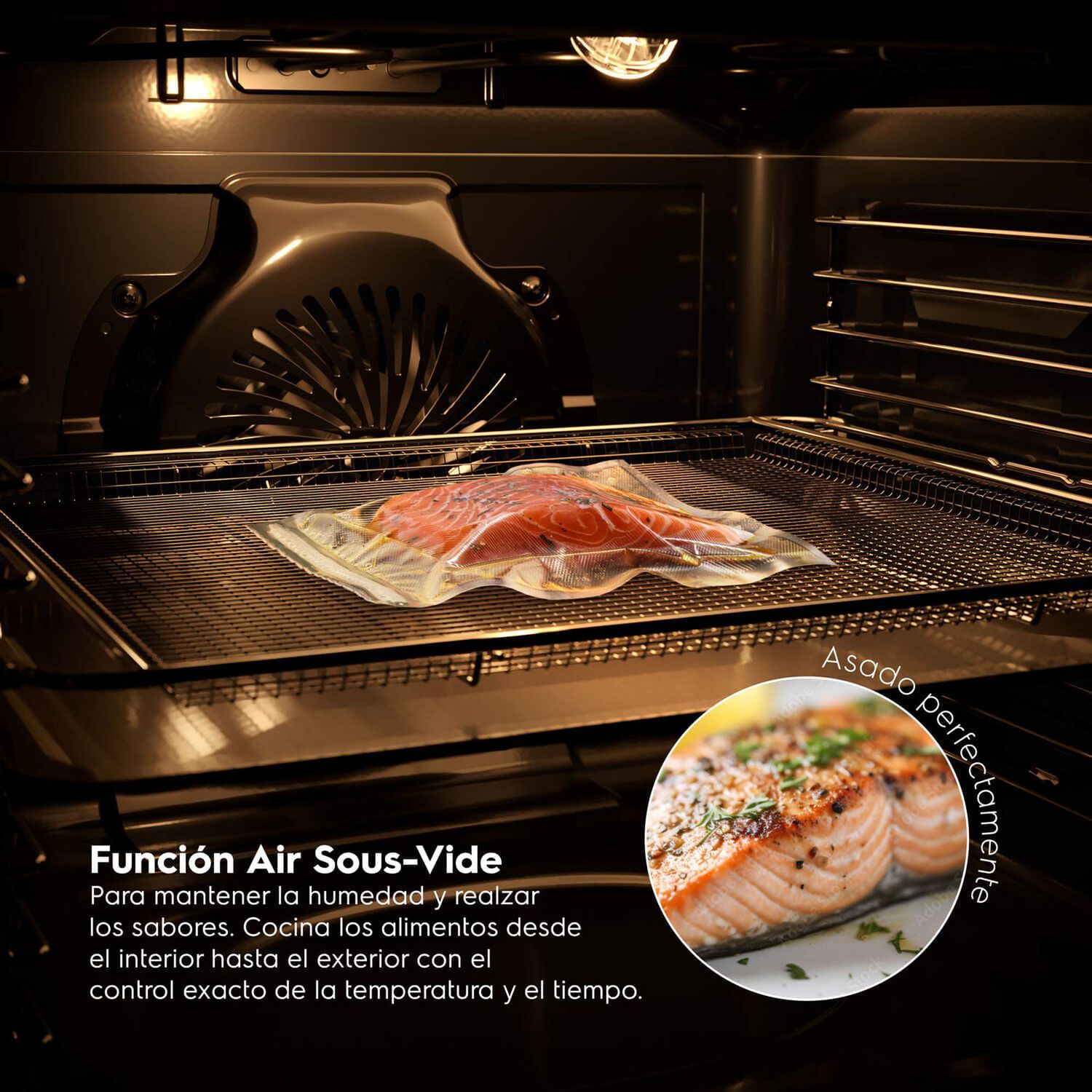 Horno El&eacute;ctrico Empotrable 80l Funci&oacute;n Freidora Aire Y Wi-fi image number 13.0