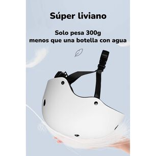 Casco Infantil Bicicleta Regulable Fantasy Blanco Lubabycas