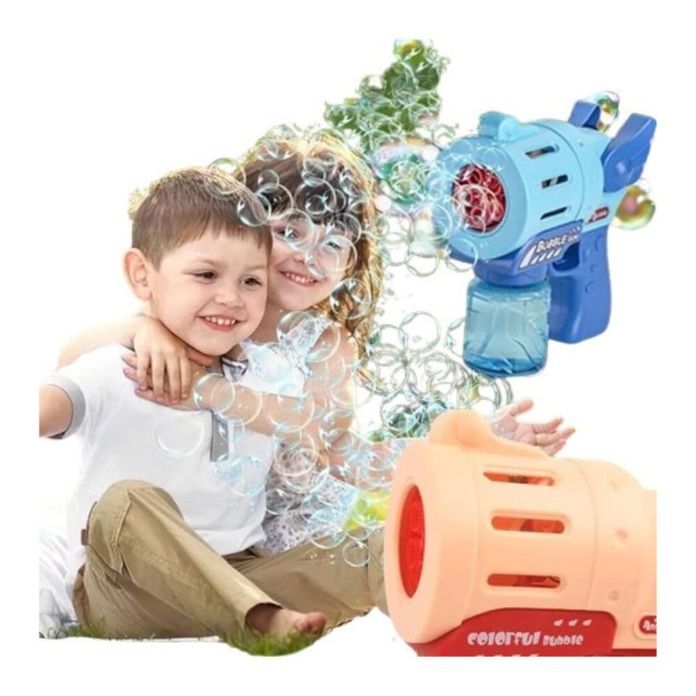 Lanzador De Burbujas Pistola Para Niños Juguete image number 2.0