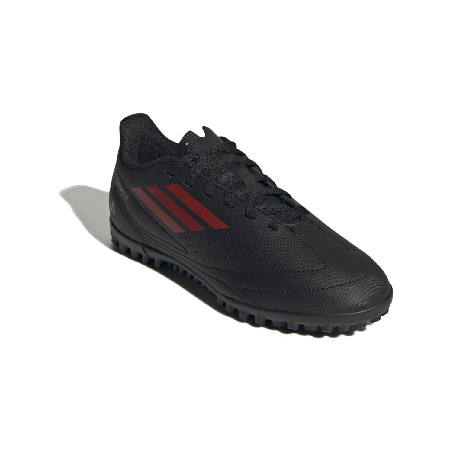 Zapatilla F&uacute;tbol Ni&ntilde;o Adidas Deportivo Iii Tf J Negro/rojo image number 0.0