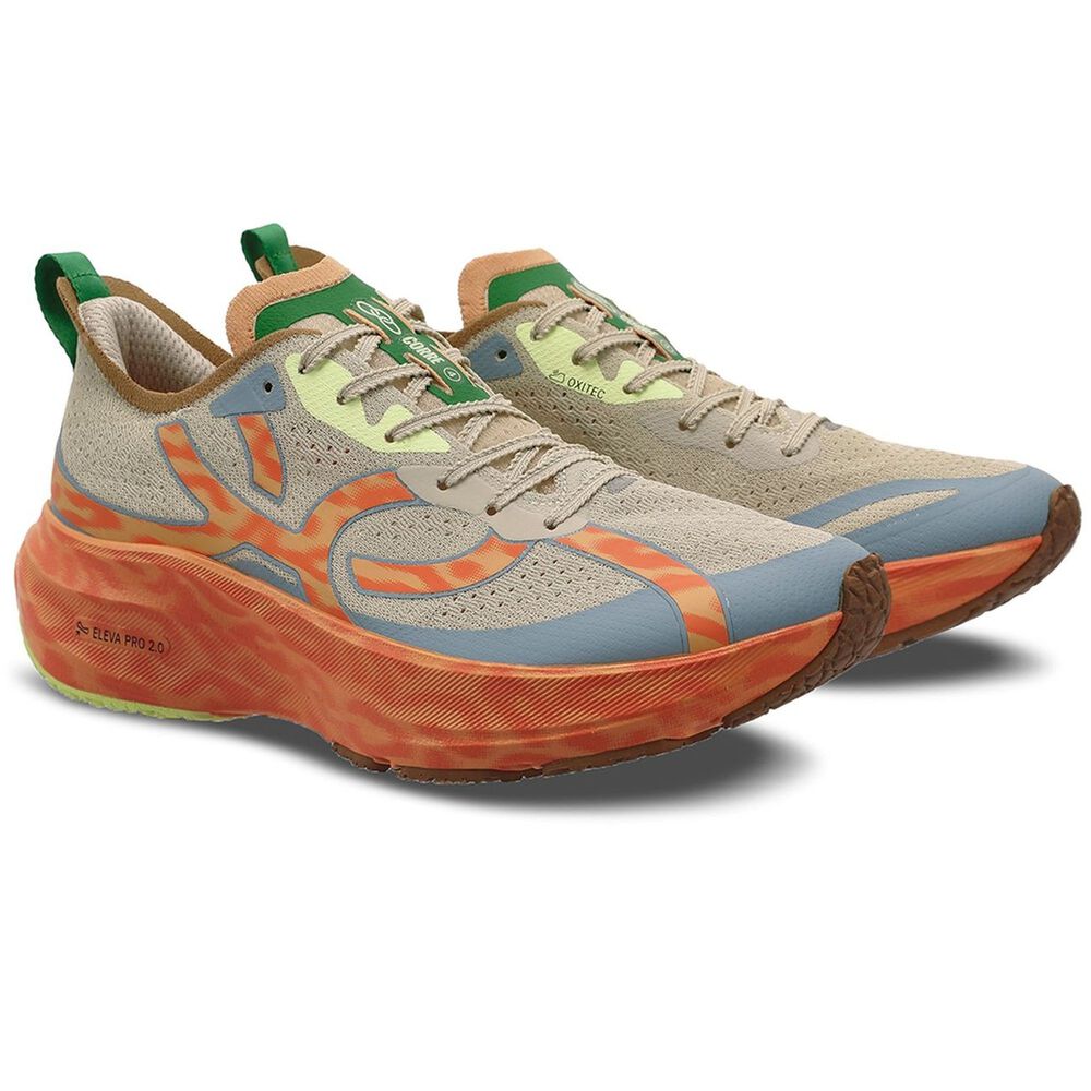 Zapatilla Running Hombre Corre 4 Naranja Tigre image number 2.0
