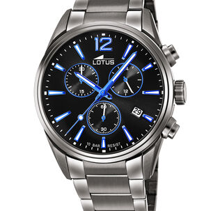 Reloj 18682/6 Lotus Negro Hombre Chrono