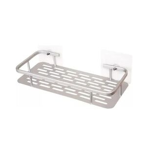 Estante Organizador Adhesivo De Aluminio Ba&ntilde;o