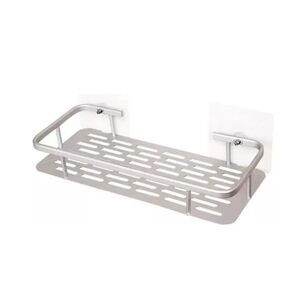 Estante Organizador Adhesivo De Aluminio Ba&ntilde;o