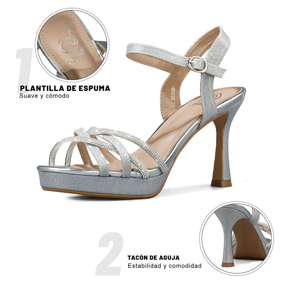 Sandalia Taco Alto Fiesta Mujer Weide You532 image number 8.0