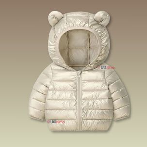 Parka Con Capucha Manga Larga Ni&ntilde;o Y Ni&ntilde;a Jump Kids Beige
