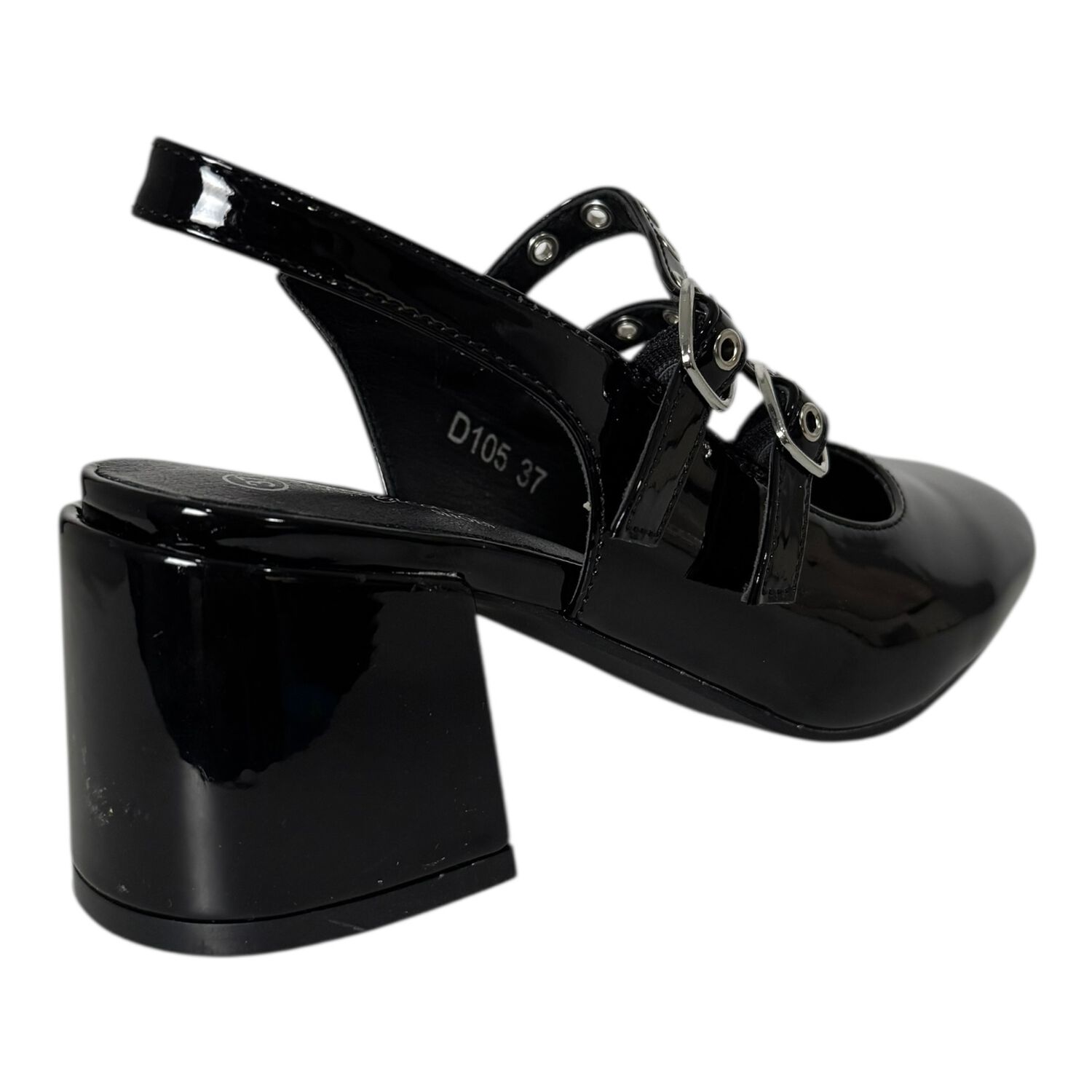 Zapato Para Mujer Con Correas Negro Danicolle image number 2.0