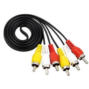 Cable De Audio Y Video (3x3) Rca/rca 1.8mt Ulink Deluxe Line