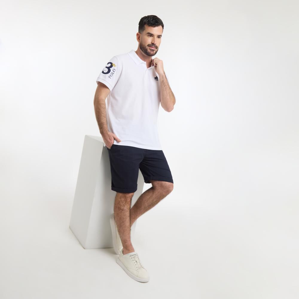 Bermuda Liso Tiro Medio Regular Hombre The King's Polo Club image number 1.0