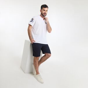 Bermuda Liso Tiro Medio Regular Hombre The King's Polo Club