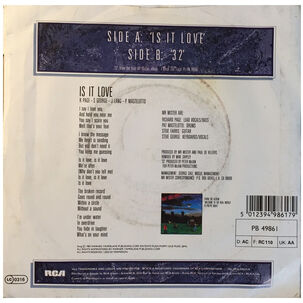 Mr. Mister - Is It Love | 7" Single Usado