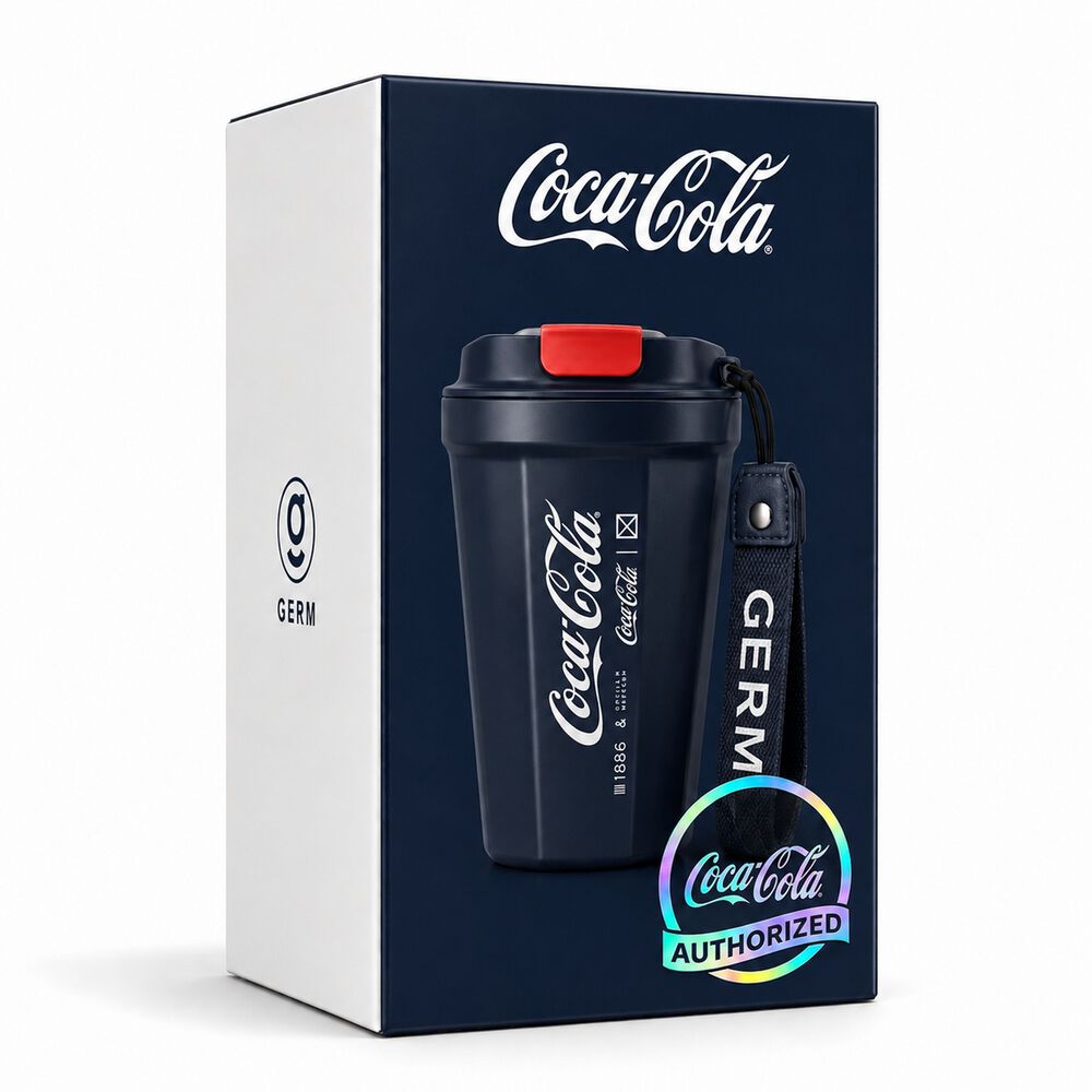 Vaso Termico Mug Germ Coca-cola Acero Inoxidable 390ml Navy image number 6.0