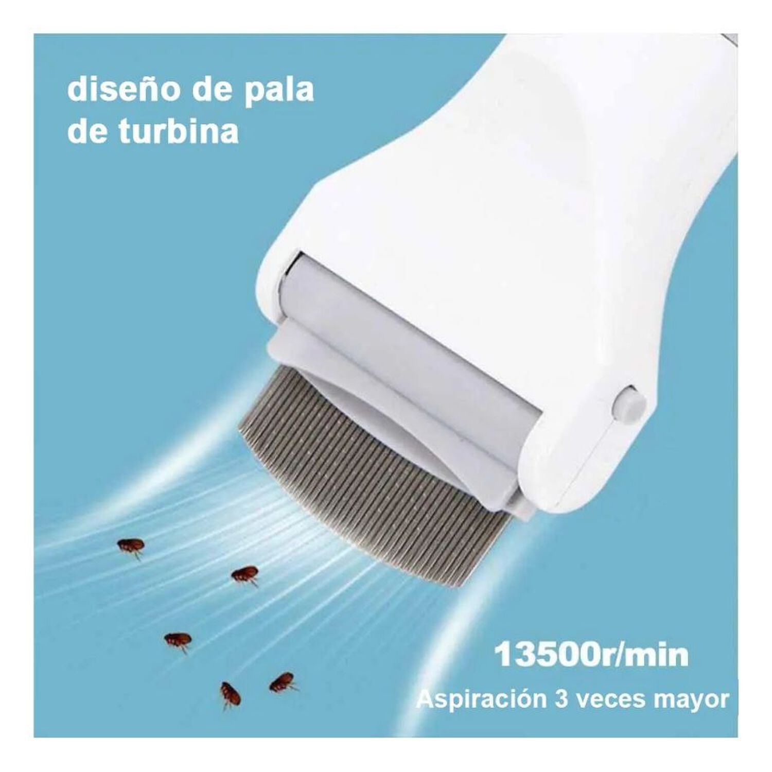 Aspiradora De Piojos Recargable Extractor Liendres image number 2.0