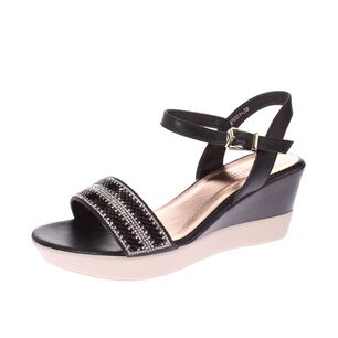 Sandalia Fiesta Negro V&iacute;a Franca Art. 5a9001black