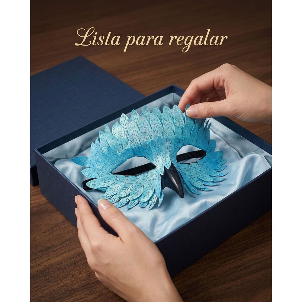 M&aacute;scara Pajaro Ave Plumas Carnaval Veneciano Para Disfraz image number 31.0