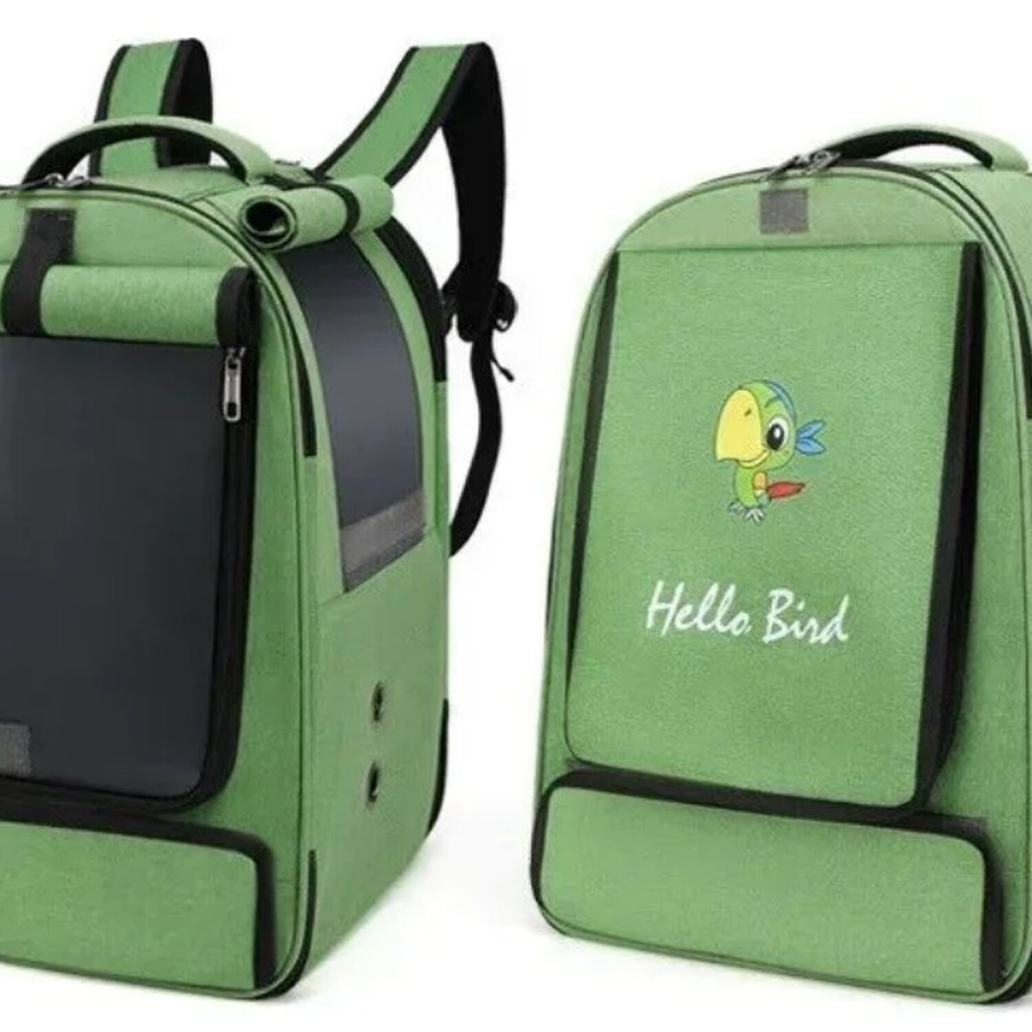 Mochila Bolso Transportes Malla Mascotas Perros Gatos Xl Verde image number 0.0