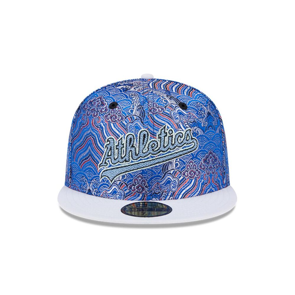 Gorra 59fifty Mlb Oakland Athletics Wave Fill Blue image number 2.0