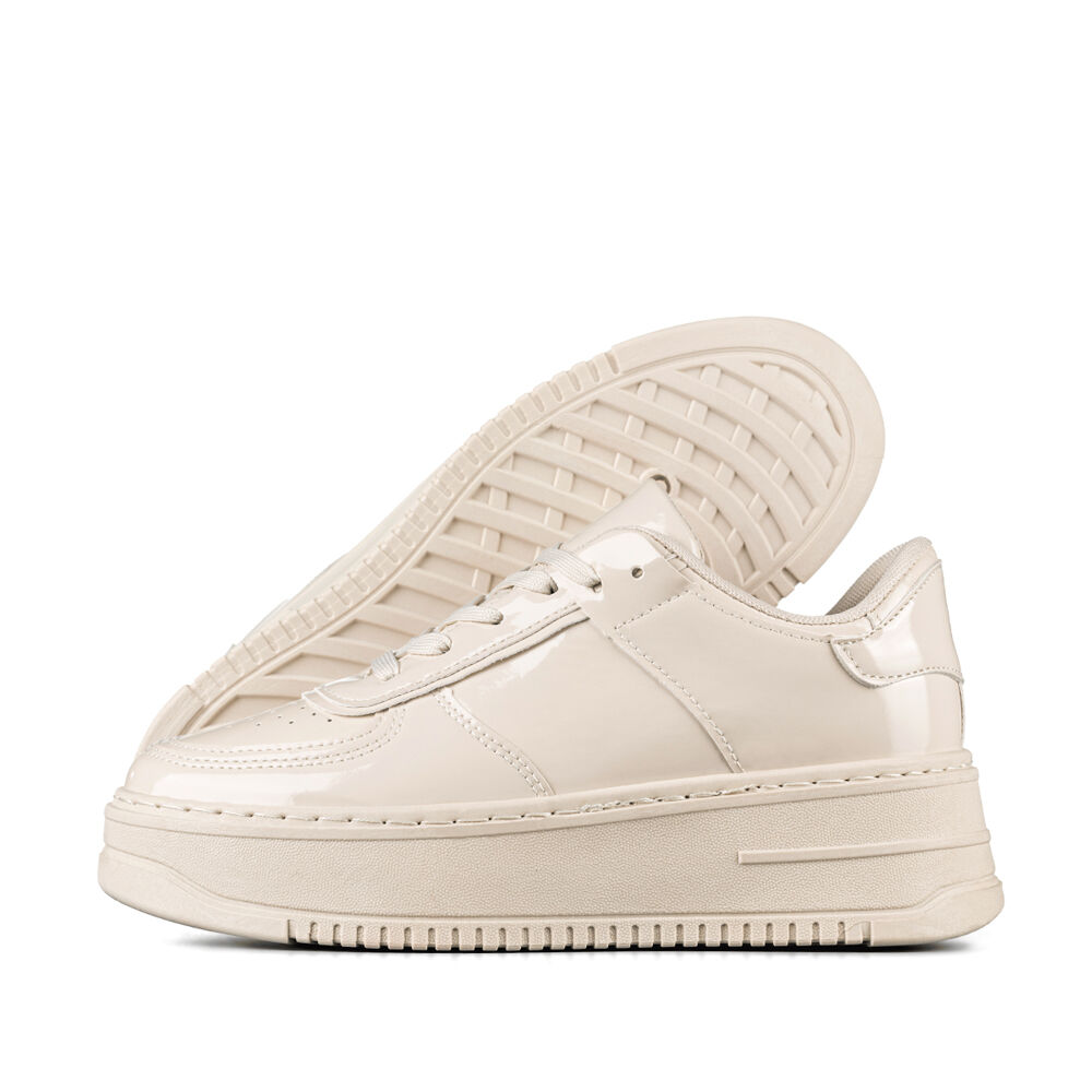 Zapatilla Deportiva Plataforma Charol Mujer Weide Lt132 image number 2.0