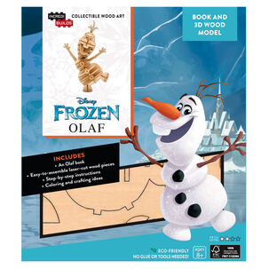 Disney Frozen: Olaf - Libro Y Modelo Para Armar 3d-madera