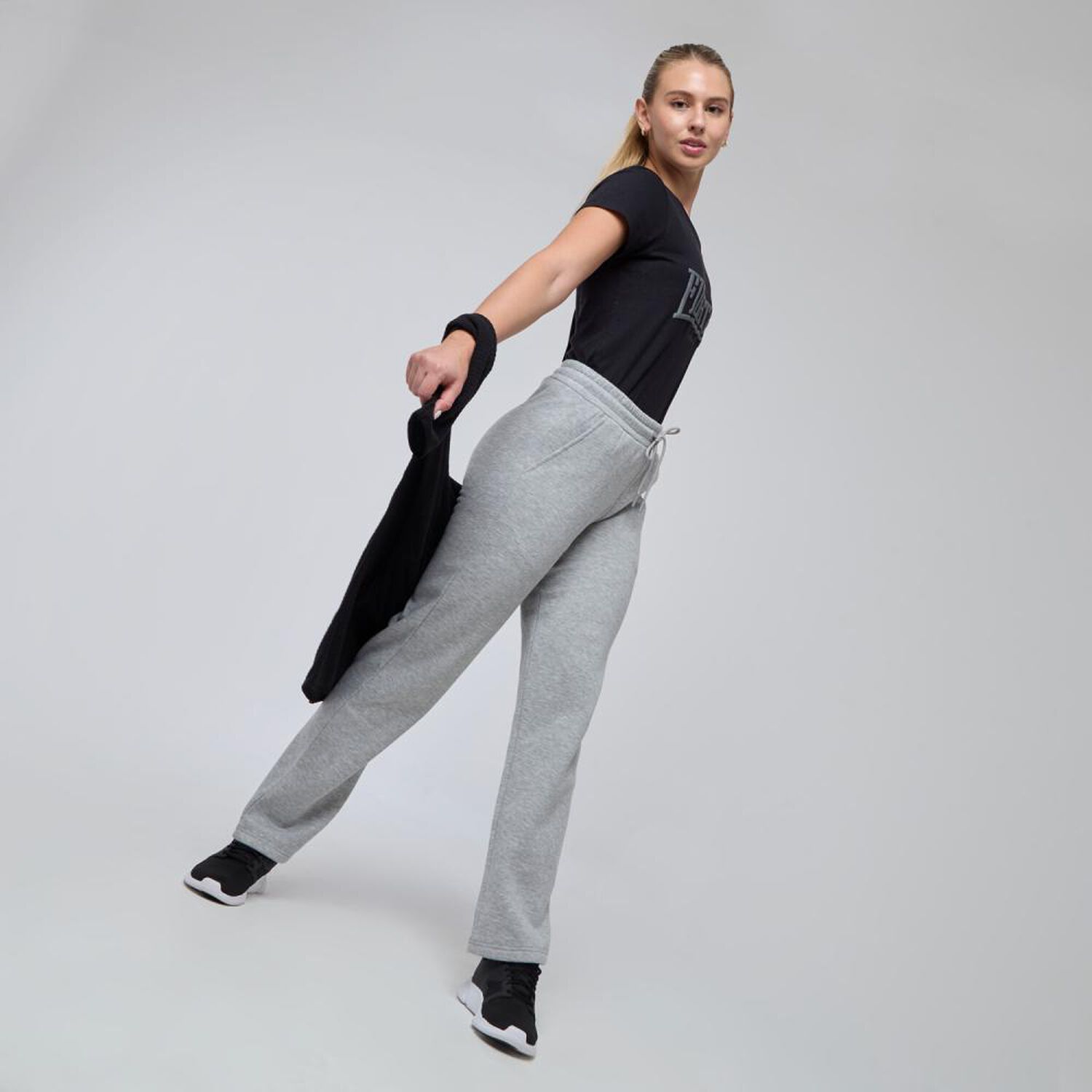 Pantal&oacute;n De Buzo Deportivo Slim Tiro Alto Regular Mujer Wetland image number 1.0
