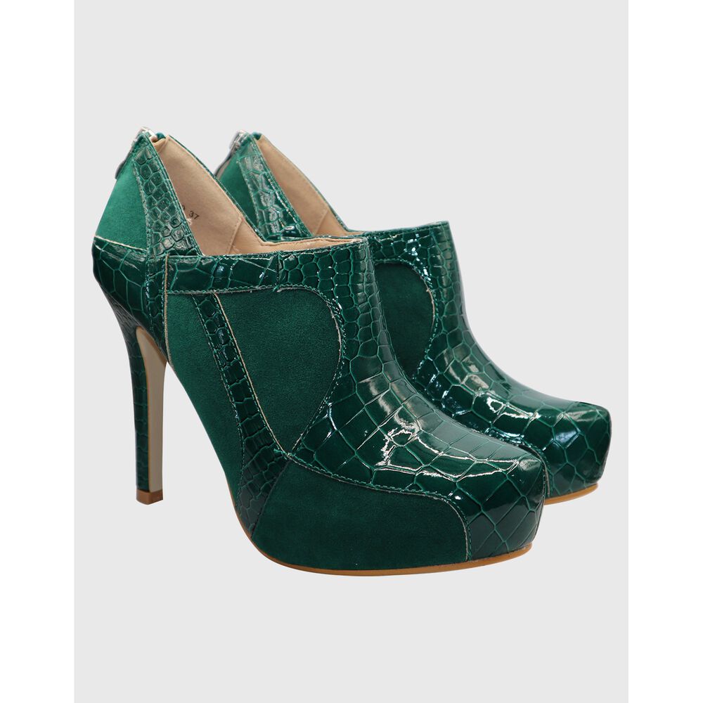 Botin Taco Aguja Verde image number 2.0