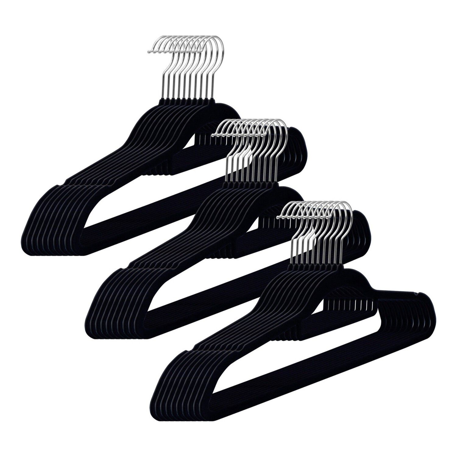 Colgadores Ropa Antideslizantes Terciopelo 30 Unid image number 0.0