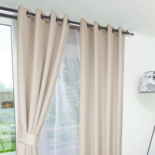 Set De Cortinas Doral Rustico Argolla
