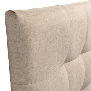 Respaldo Alicante Con Patas Tela King Beige