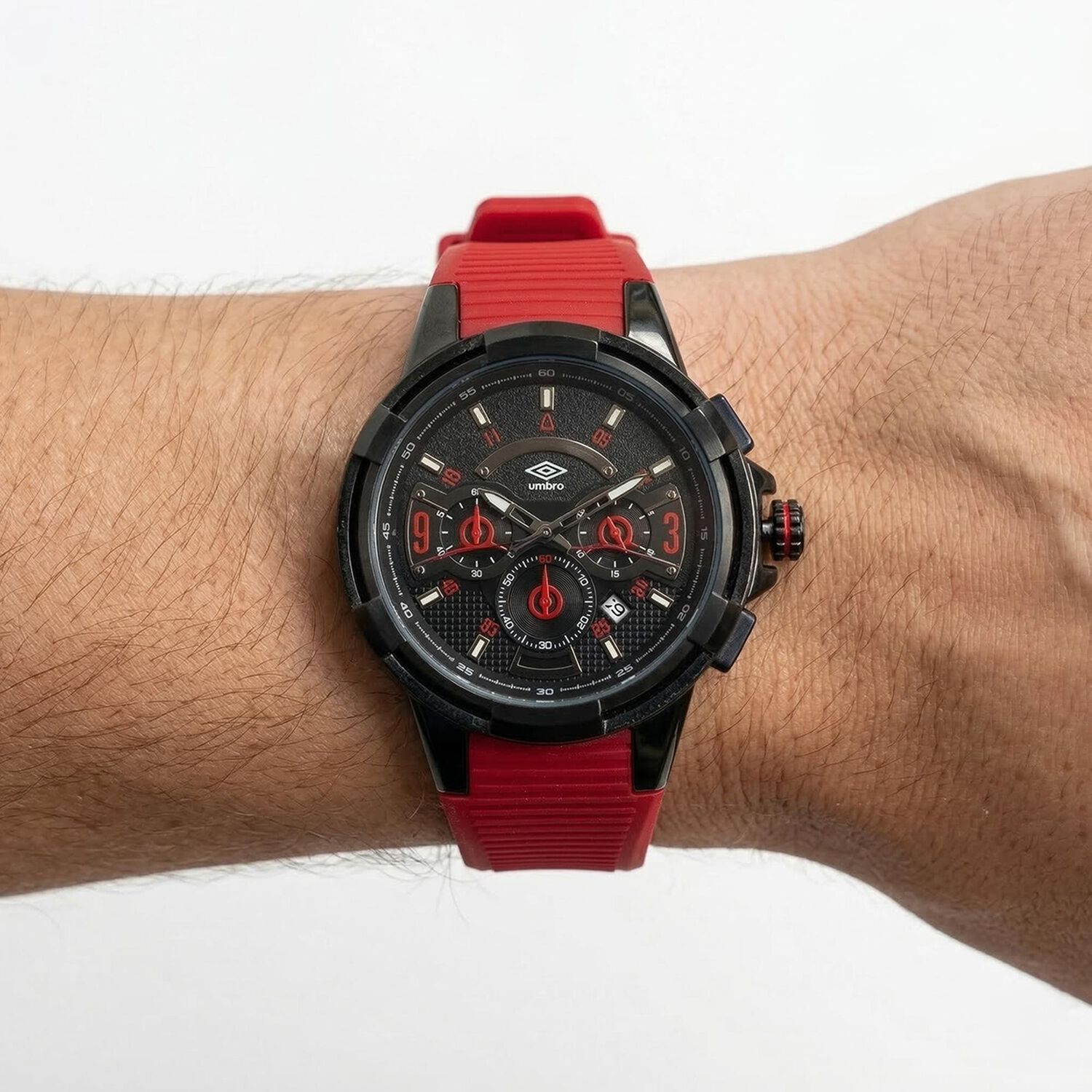 Reloj An&aacute;logo Hombre Umbro Plus Rojo Umbp-1500-120 image number 3.0