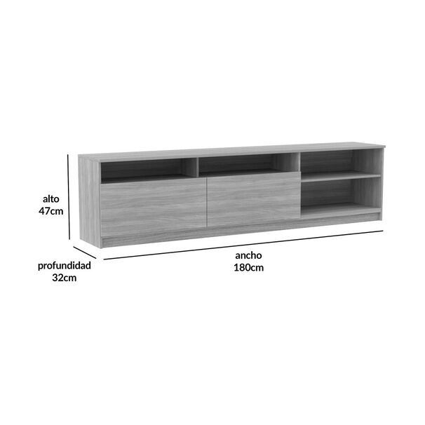 Rack Cic Rack Stanford 2 Repisas / 2 Puertas