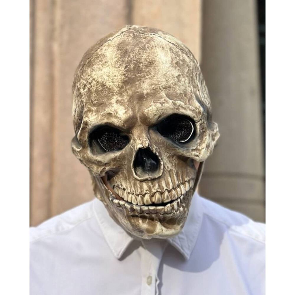 Mascara Calavera De Terror Realista Halloween image number 15.0