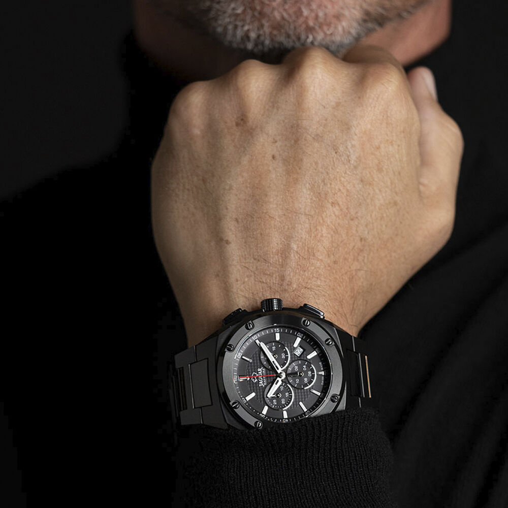 Reloj J992/1 Jaguar Negro Hombre Executive image number 1.0